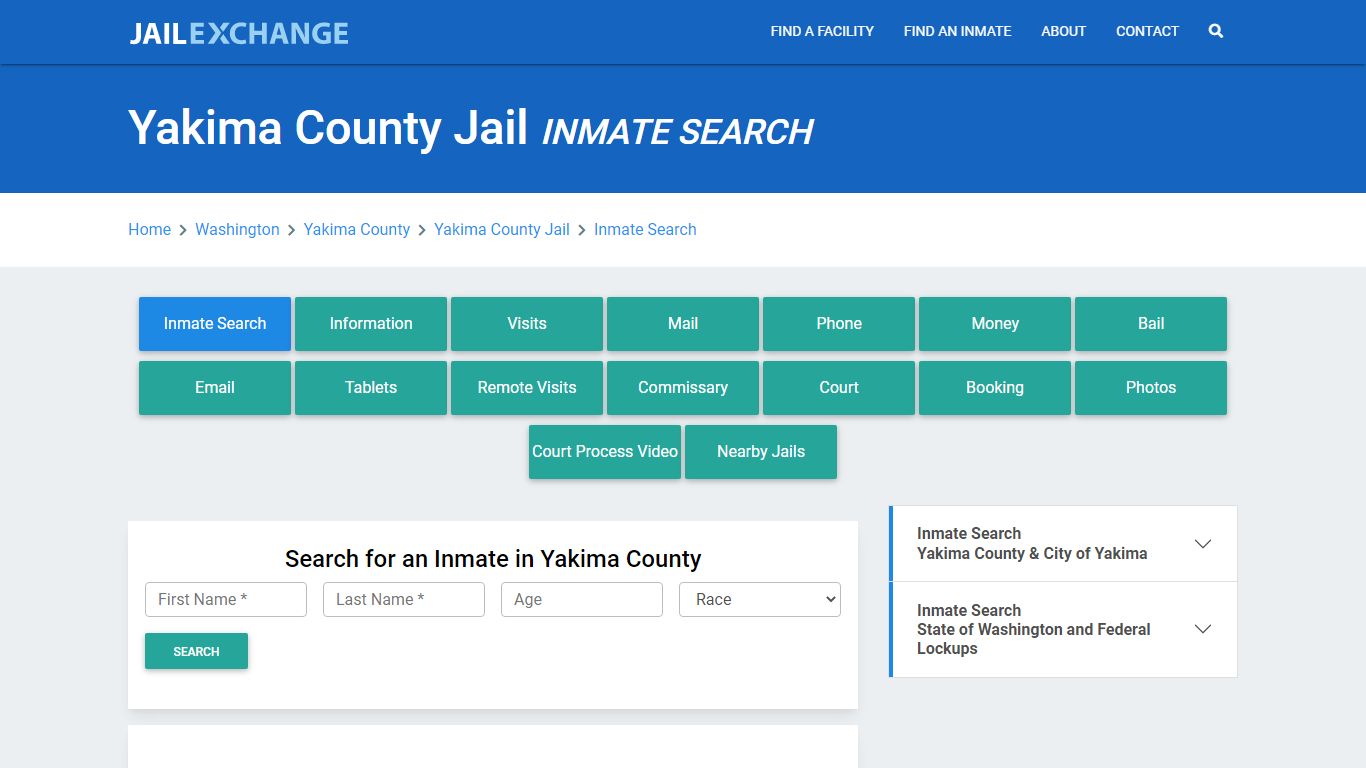 Yakima County Jail, WA Inmate Search: Roster & Mugshots