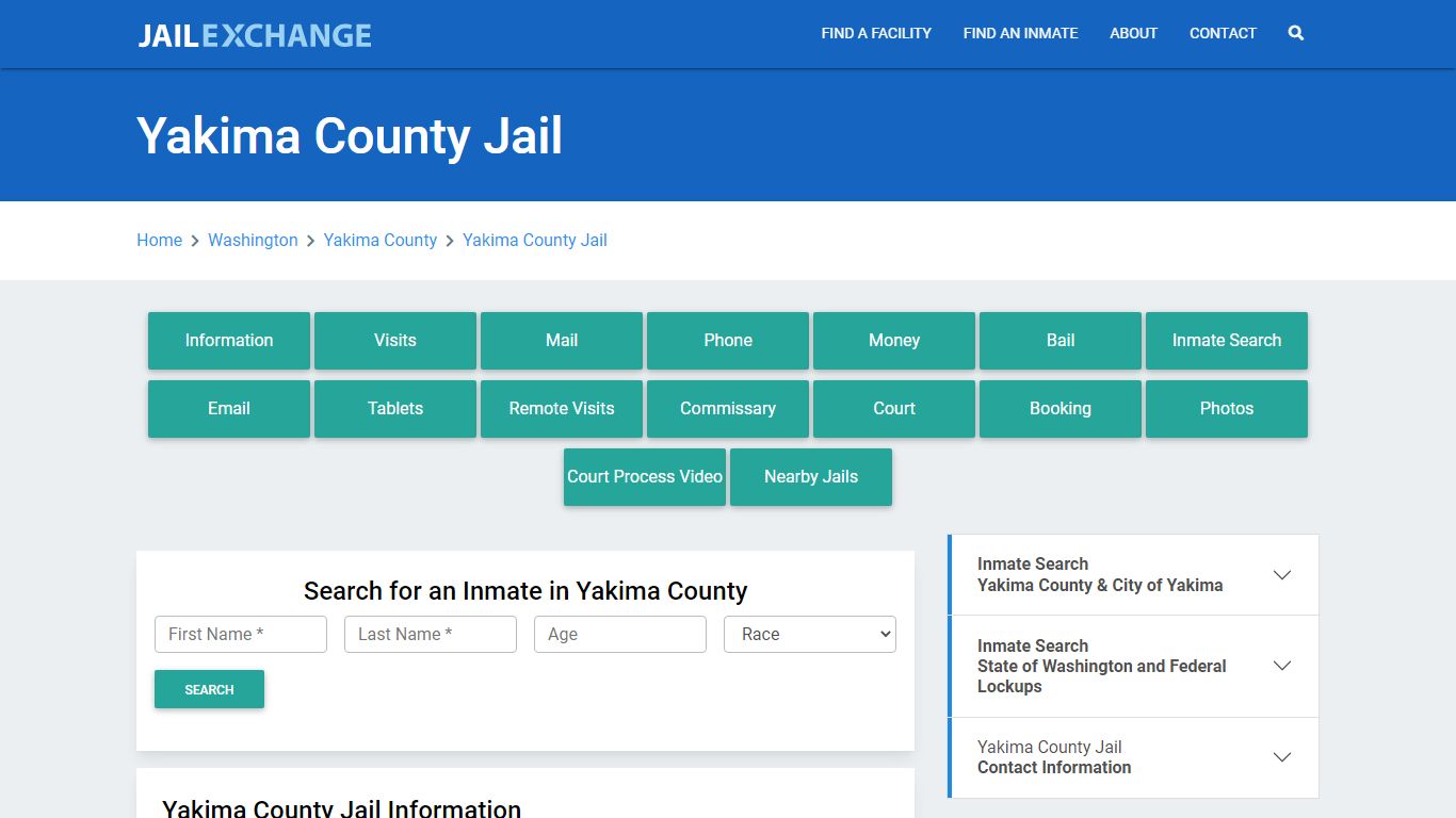 Yakima County Jail Roster Lookup, WA, Inmate Search