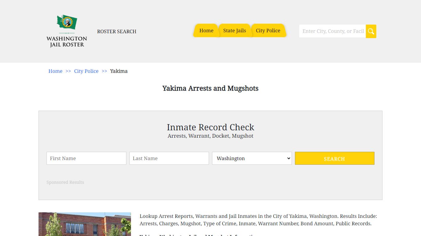 Yakima Arrests and Mugshots - Jail Roster Search